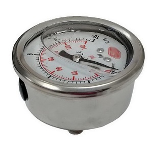 Manómetro de 6 Barras con Estuche de Plástico y Rosca Inferior - Modelo Ref 440076 - Product Image 1
