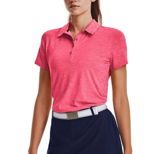 Servicio OEM Nueva llegada de las mujeres de punto casual para Polos Transpirable de secado rápido de alta calidad Patrón sólido Precio bajo en venta - Product Image 2