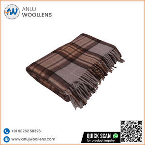 Manta de lana de tartán Mackellar súper suave de lujo, novedad de 2025, fabricante indio - Product Image 4