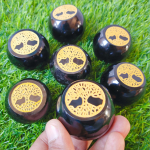 Nueva Llegada: Esfera de Cristal Negro Grabada y Tallada, Profecía Navideña, Regalo de Escorpio, Cristal de Poder Inmenso - Product Image 3