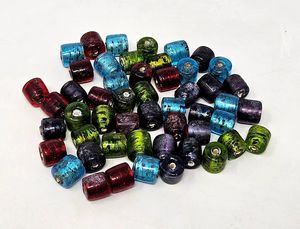 Handmade Lampwork Crystal Glass <b>Beads</b> Assorted Sizes in Oval Shape Packed in Box for Fashion Jewelry Making - Product Image 5