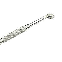 Extracteur de comédons double extrémité en acier haute teneur en carbone UBI 18 cm |   Outil professionnel pour éliminer les points noirs du visage, traitement de l'acné