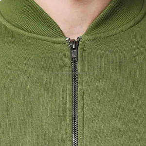 Blouson universitaire en molleton 100 % coton MCAVJ-76, personnalisable en gros avec broderie sur le devant, pour équipes scolaires, respirant - Product Image 6