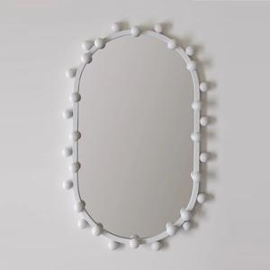 Espejo de pared decorativo de metal de vidrio de alta calidad de lujo moderno para sala de estar dormitorio y oficina para uso en hoteles - Product Image 6