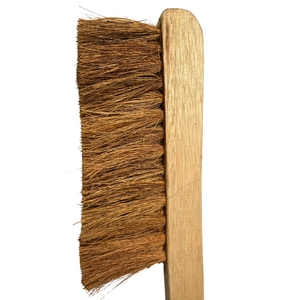 Eco Friendly Natural Coconut Fiber Mini Scrub <b>Brush</b> with Wooden Handle Household <b>Cleaning</b> Tool - Product Image 1