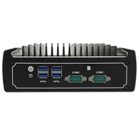 Mini PC industrial 10th Gen Core I3 10110U I7 10810U DP HD Pantalla Dual 2 Com 4G Módulo TPM2.0 Win10 Mini computadora de escritorio