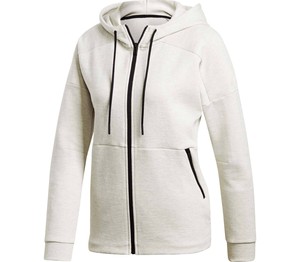 2025 nouveauté Logo personnalisé brodé 100% coton biologique sweat à capuche zippé respirant bouffée impression automne à capuche bricolage pour les femmes - Product Image 1