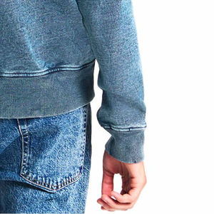 Sweat-shirt délavé à l'acide pour hommes, nouveauté, design tendance, manches longues, col ras du cou, pour hommes - Product Image 6