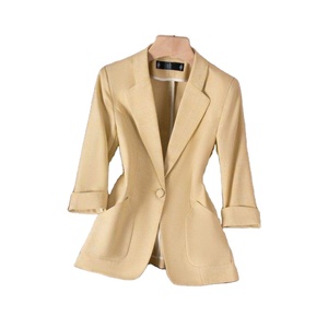 Nouvel arrivage pardessus croisé unisexe coupe ajustée costume décontracté Blazer à carreaux costume formel vestes de bureau d'affaires 2026 - Product Image 1