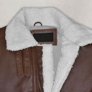 Veste en cuir véritable 2026 pour homme, veste en cuir d'agneau classique, veste en cuir tendance, veste de motard, veste imperméable - Product Image 4