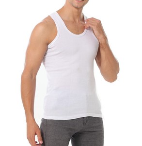 Vente en gros 100% coton débardeurs de gym pour hommes décontracté Fitness musculation gilet respirant haute qualité débardeurs - Product Image 3