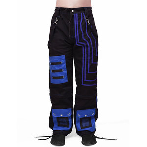 กางเกงผู้หญิงสไตล์โกธิคใหม่ BOLD Fashion Baggy Cyber Tech THEME สีดำและสีน้ำเงิน 2026 - Product Image 1