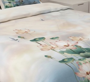 Ensemble de draps et de taies d'oreiller en coton 100% uni, plié et cousu, portable, vente en gros - Product Image 4