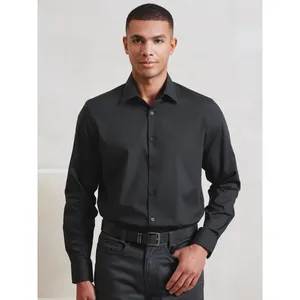 Camisa Polo de Popelina Reciclada, Mercancía Sostenible, Ropa Promocional Ecológica - Product Image 1