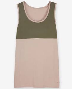 Camiseta sin mangas de algodón 100% de alta calidad para hombre, ropa informal de moda de verano a bajo precio, diseño de punto transpirable, cuello redondo, dos tonos de Color - Product Image 4