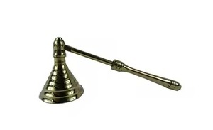 Premium Decorative Silver-Coated Brass <b>Candle</b> Snuffer for Home & Hotel Easter Occasion Snuffing - Product Image 3