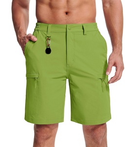 Pantalones cortos de secado rápido transpirables elásticos multibolsillos informales Diseño sólido con anillo en D Pantalones cortos de diseño de anillo en D ecológicos para exteriores - Product Image 6