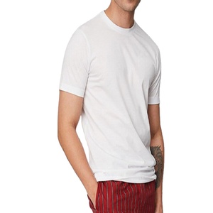 Camiseta de Manga Corta para Hombre, Cuello Redondo, Color Sólido, 100% Algodón, de Alta Calidad, Secado Rápido, Transpirable, Corte Regular, Venta al Por Mayor - Product Image 2