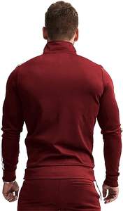 ชุดวอร์มกีฬาฤดูหนาว OEM ODM ขายส่ง ชุดวอร์มฟลีซสำหรับออกกำลังกาย วิ่ง ใส่ลำลอง คุณภาพสูง ชุดวอร์มผู้ชายแบบกำหนดเอง - Product Image 2