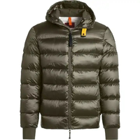 Veste matelassée respirante de haute qualité personnalisée à séchage rapide avec fermeture éclair Veste d'hiver pour homme Polyester/Nylon pour adultes