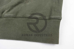 OEM 360g French Terry Die Dye Lavado con ácido de gran tamaño Sudaderas con capucha degradadas para hombres Cuello redondo Logotipo personalizado Cuello redondo - Product Image 6