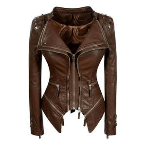 2025 arrivée femmes Design couleur bloc hommes en cuir véritable veste personnalisée de haute qualité hommes veste en cuir en gros - Product Image 6