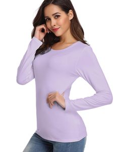 New Trend Underscrub Stretch Plain Medical <b>Undershirt</b> Comfort Elastic Loose Crop Tops Polyester/Cotton Unisex Needle Detection - Product Image 6