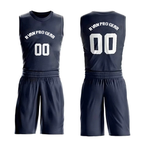 "เครื่องแบบบาสเก็ตบอลสำหรับทุกเพศเครื่องแบบบาสเก็ตบอลแห้งเร็วน้ำหนักเบาเครื่องแบบบาสเก็ตบอลระเหิด - Product Image 1