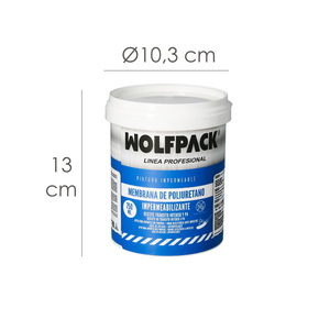 Transparente Wasserdichte Membranfarbe für Außen- und Innenbereiche 750 ml. Farbe Transparent - Product Image 2