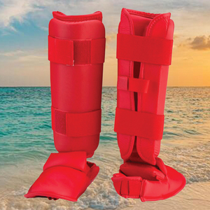 Espinilleras Deportivas Transpirables para Mayor Seguridad, Nuevo Diseño 2025, Espinilleras de Cuero Genuino de Alta Calidad con su Logotipo - Product Image 2