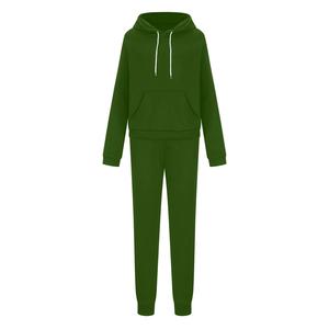 Conjunto de chándal personalizado de 2 piezas para mujer Jogger fabricado al por mayor con Sudadera con capucha de gran tamaño y pantalones de chándal de longitud corta - Product Image 5