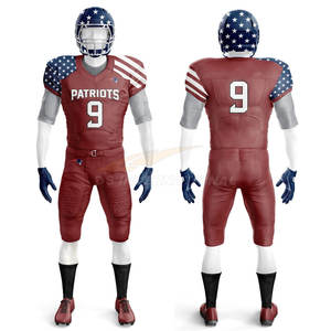 Camiseta personalizada de fútbol americano, precio al por mayor, ropa deportiva, uniformes, suministro directo de fábrica, kits de entrenamiento y partidos - Product Image 1