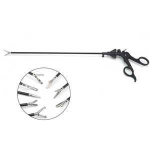 Ensemble laparoscopique médical en acier inoxydable à poignée déverrouillée réutilisable de 5 mm, pinces chirurgicales laparoscopiques, pinces Narham Enterprises - Product Image 2