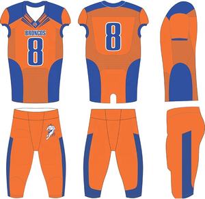 Uniforme de Fútbol Americano Personalizable de Alta Calidad al por Mayor, Manga Corta, Impresión por Sublimación, Hecho en Pakistán - Product Image 6