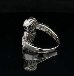 แหวนแต่งงานสำหรับผู้หญิงแหวนหมั้นเพชรและเพชรโมอิสซาไนต์สำหรับผู้หญิง-ของขวัญดีไซน์ไม่เหมือนใคร - Product Image 5