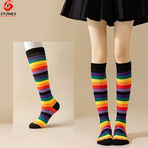 Calcetines Largos de Algodón y Elastano para Mujer, Cálidos para Otoño, de Alta Calidad, Suaves, de Secado Rápido, para Uso Diario - Product Image 5