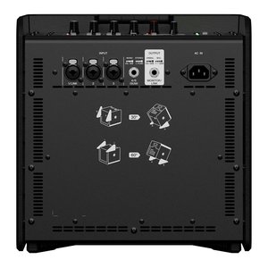Enceinte active Yamaha Stagepas 200 180W avec woofer de 8 pouces pour spectacles en direct - Product Image 3