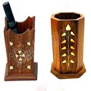 Premium Wooden <b>Phone</b> <b>Holder</b> with Business Card Slot, Ideal for <b>Desk</b> Storage, Office Use and Gift Items - Product Image 1