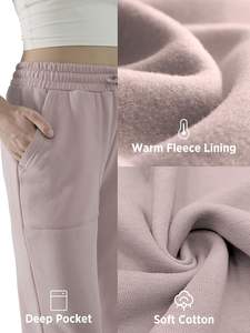 Ropa de calle personalizada para mujer, pantalones para correr, pantalones de algodón de estilo Vintage con lavado ácido, pantalones holgados de moda para ropa informal y urbana - Product Image 3