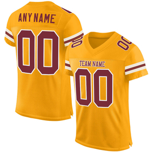 Nuevo estilo juvenil fútbol americano Jersey transpirable manga corta precio al por mayor uniforme - Product Image 1