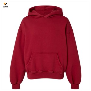 Sweats à capuche avec logo personnalisé pour hommes de haute qualité 400G 100% coton imprimé style pull en éponge française fourniture en gros de sweats à capuche personnalisés - Product Image 1