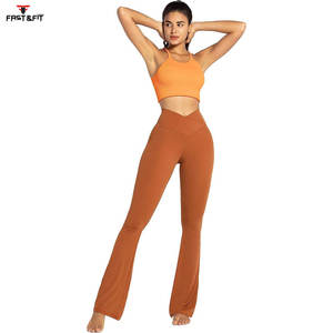 New Design <b>Cheap</b> Price Flare Pants <b>Women</b> High Quality Pant Trousers Street Wear Slim Fit <b>women's</b> pants - Product Image 5