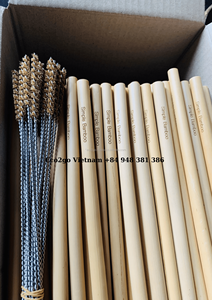 Pailles de bambou 100% réutilisables, thé à bulles avec gravure Laser Logo et taille de Eco2go Vietnam - Product Image 4