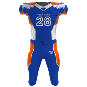 Uniforme de football américain de haute qualité respirant en gros, fabriqué au Pakistan, uniforme de football américain sportif - Product Image 5