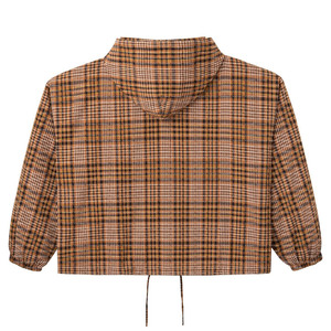 เสื้อสวมหัวมีฮู้ดผู้ชายเสื้อสเวตเตอร์ผ้าไนลอนลายตารางสก็อตเสื้อกันลมมีฮู้ดสำหรับฤดูใบไม้ผลิ - Product Image 6