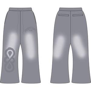 Pantalon de survêtement élégant pour hommes Broderie de qualité supérieure 100% coton Design personnalisé Pantalon évasé respirant Épaisseur légère - Product Image 4