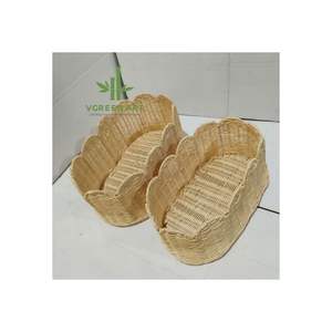 Whosale Bamboo Rattan Seagrass Kitchen Storage <b>Trays</b> - Product Image 2