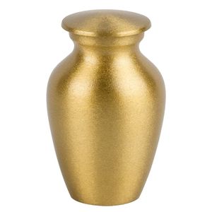 Elegant Brass Tall Cremation Urns with Silver Finished for Adults Memorial Funeral <b>Keepsake</b> Urns - Product Image 6