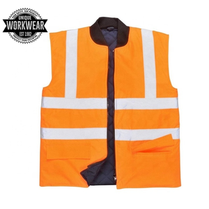 Vestes pour hommes haute visibilité certifiées CE, imprimées par transfert thermique, réfléchissantes, pour la sécurité, vêtements de travail réfléchissants pour la construction - Product Image 2