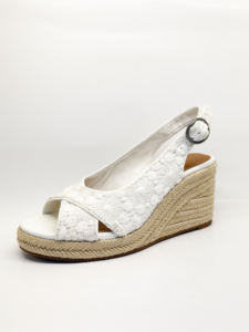 Sandales compensées à bout ouvert pour femmes avec boucle, style pieds nus, pour l'été - Product Image 3